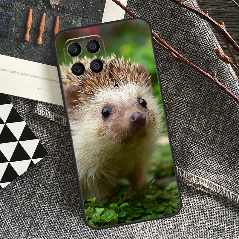 Cute Little Hedgehog Phone Case For Honor X8b X9b X8 X9 X6a X7a X8a X9a Honor Magic 6 Pro 5 Lite 50 70 90 Cover