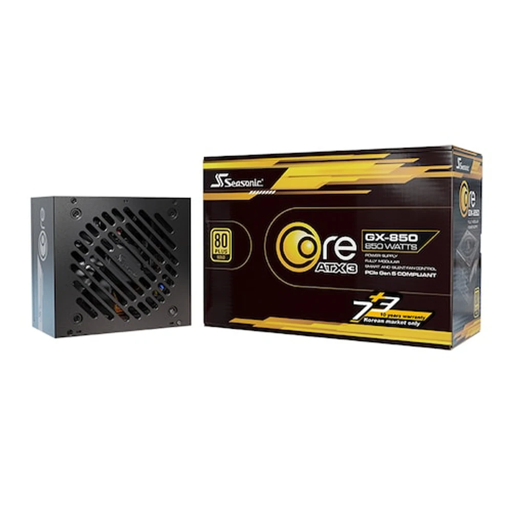 مصدر طاقة Seasonic Core V2 Gx-850 Gold كامل المعياري Atx3.1