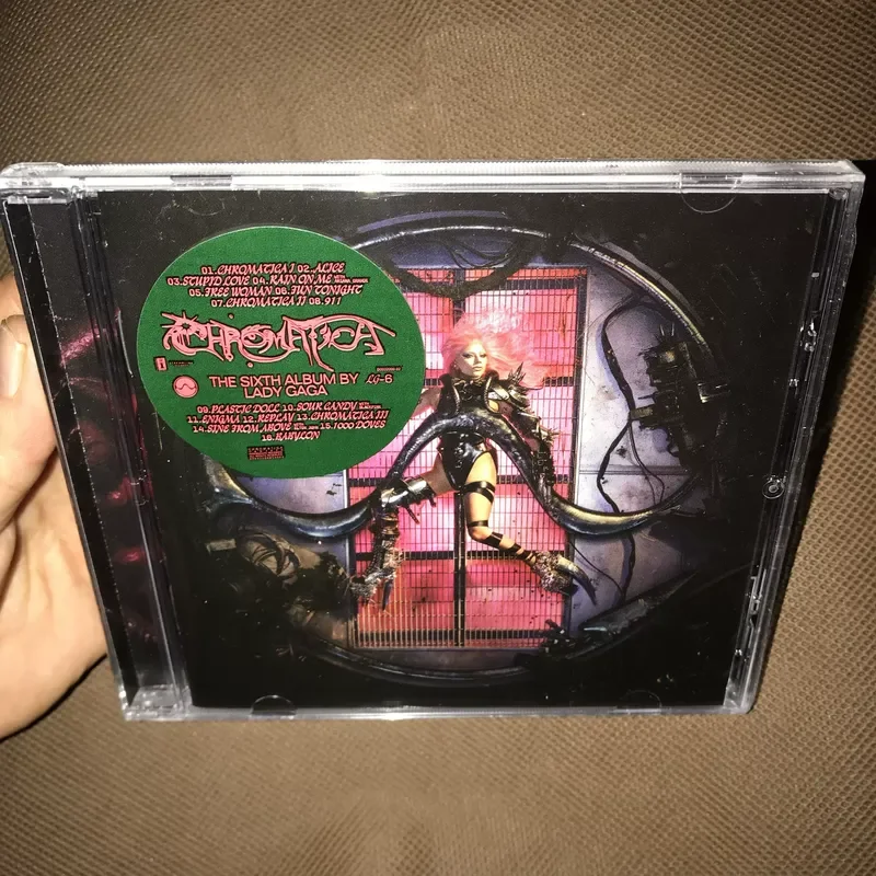 Genuine Lady Gaga Chromatica US Edition Unopened Vinyl Record with Stickers for Music Collectors