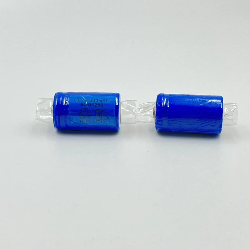 2pcs/lot  ICR17280 600mAh 3.7V Rechargeable Lithium Battery Accessories