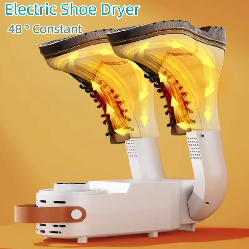 2025 NEW Foot Dryer Deodorizing Quiet Quick Drying Constant Temperature White Shoe Dryer 360 Degree Folding ABS for Home