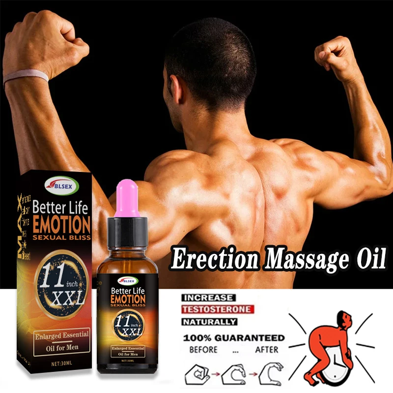 Aceite esencial para masaje de pene para hombres, líquido nutritivo para agrandar el pene grande, la erección se vuelve más gruesa y más dura rápidamente, Gel grueso