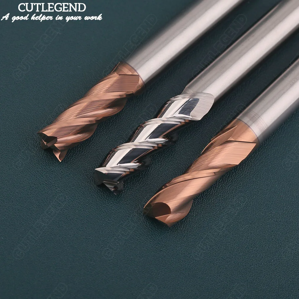Hartmetall-Wolframstahl-Zollfräser 1/8 3/16 1/4 5/16 3/8 1/2 5/8" CNC-Schaftfräser 2 3 4 Schneiden 3.175 4.76 6.35 9.52 12.7MM – Detail 4