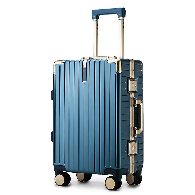 Luggage Suitcase Aluminum Frame Password Case Fashion Boarding Case Universal Wheel Trolley Case Suitcase