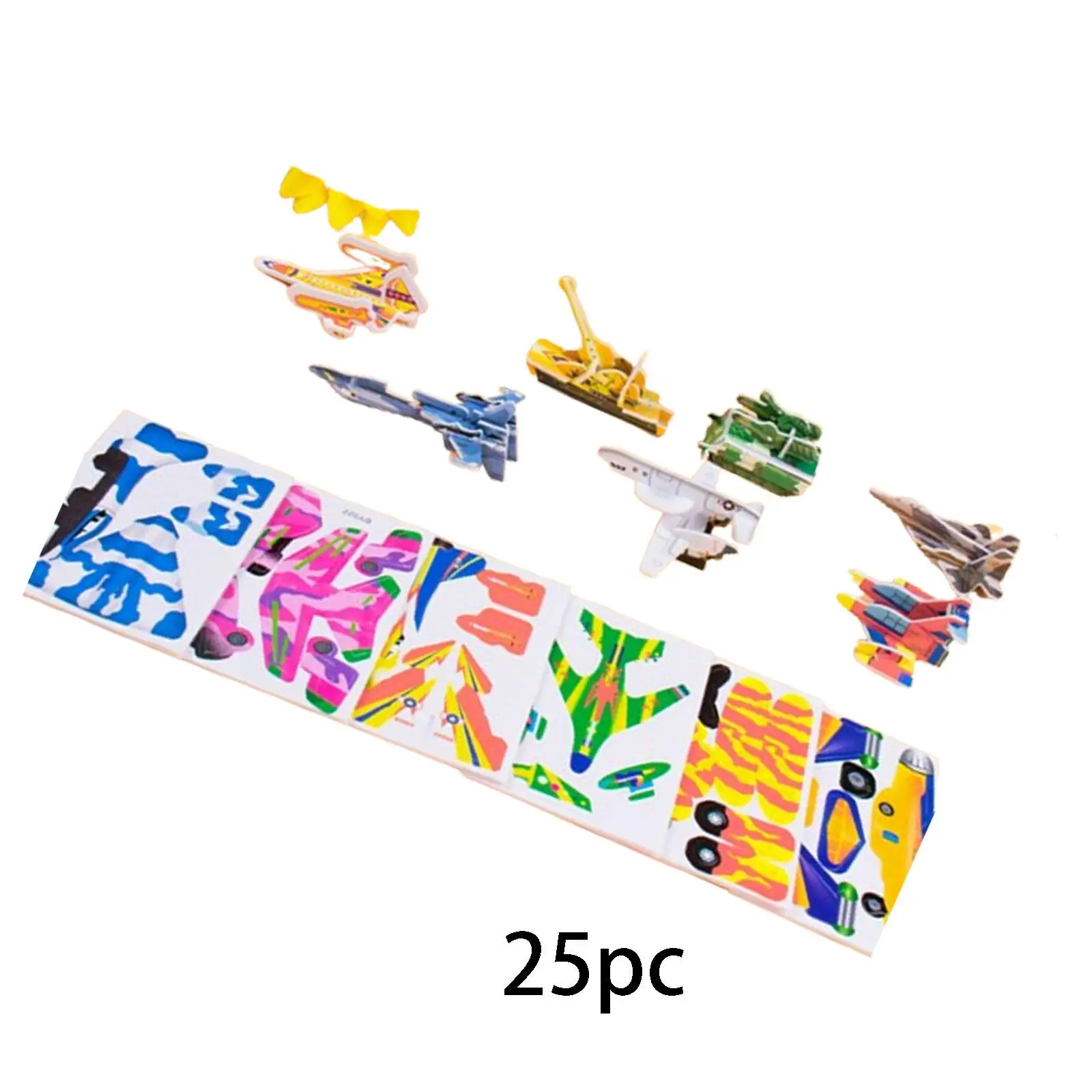 2-6pack 3D Cartoon Puzzles Learn Activities Fine Motor Skills