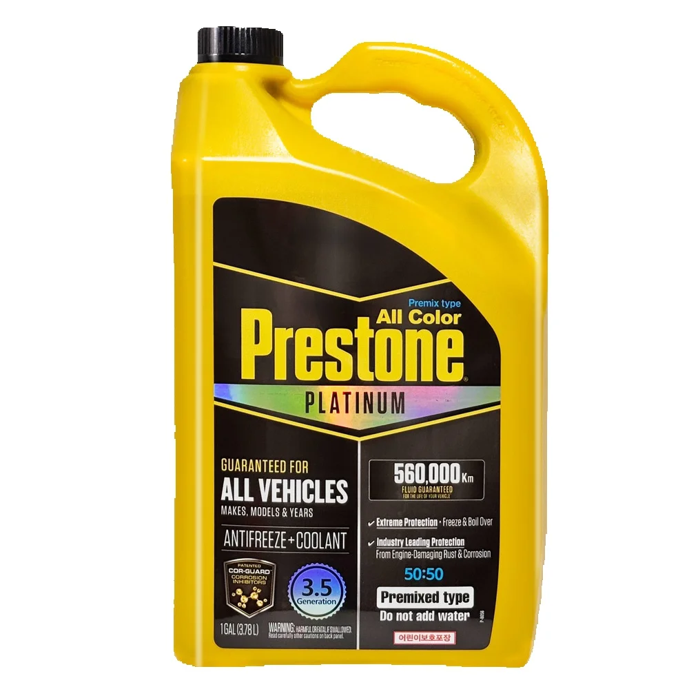 3.78L cooling water antifreeze used immediately without Preston water