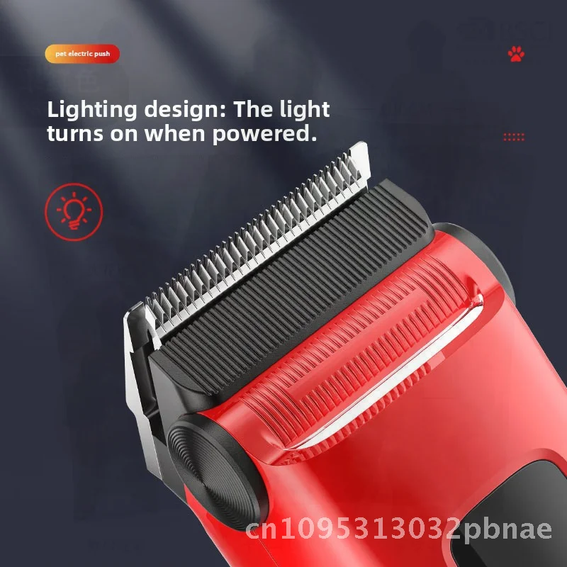 Rechargeable Professional Pet Electric Clipper for Dog And Cat Teddy Shaving Stainless Steel Blade Beauty Grooming Tool