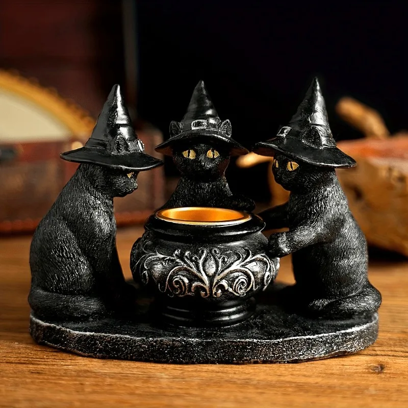 2026 Wizard Candlestick تحف كبيره للمنزل Home Decoration Accessories Decorative Candlesticks Candle Holder Room Decor