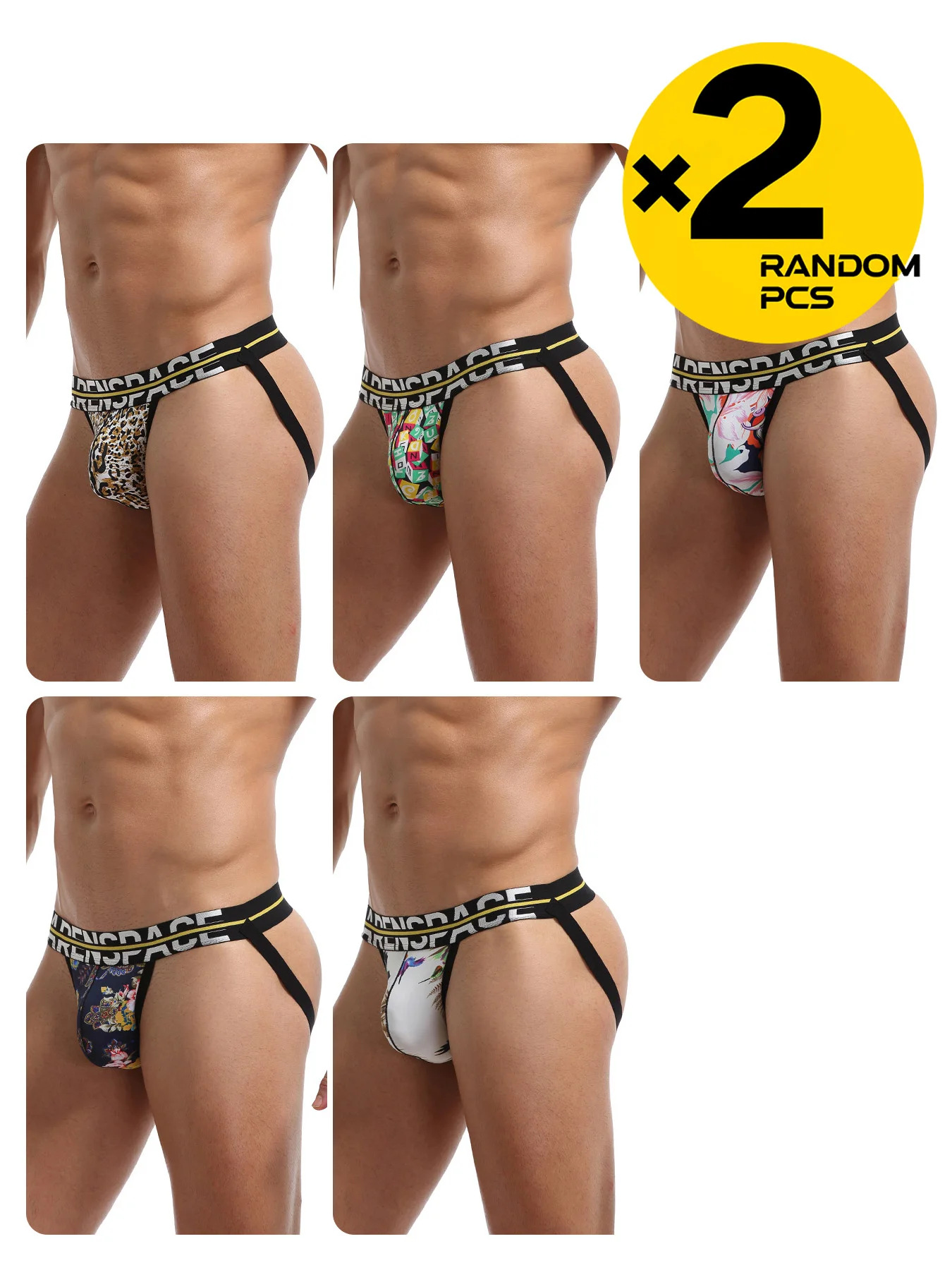 رجل حزام رياضي مثير الملابس الداخلية سيور G-سلاسل ثونغ مثير ملابس داخلية للرجال مثلي الجنس القضيب الحقيبة ملابس داخلية مريحة 2/3/4 قطعة M-XXL #2