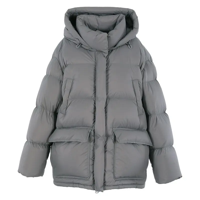 2025 Winter Fashion Women's Down Jacket Loose Commuting Warm Leisure Down Jacket