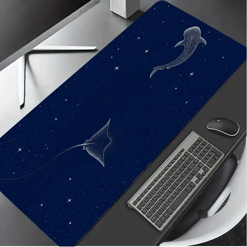 

Deep-sea whale pattern designed mouse pad, computer game accessory, high-definition printing, washable rubber material, durable