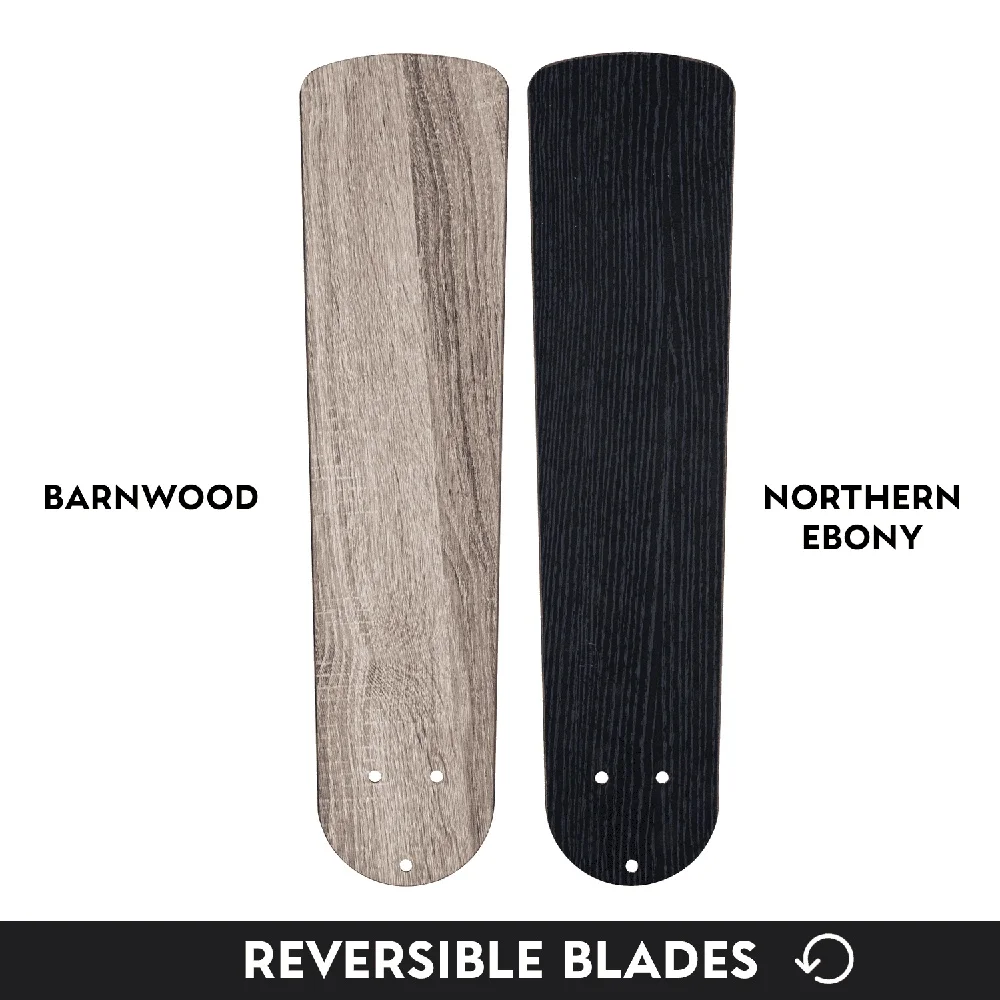 52 Inch Rustic Ceiling Fan with Frosted Glass Light Kit Reversible Motor Pull Chains Dual Finish Blades Large Rooms