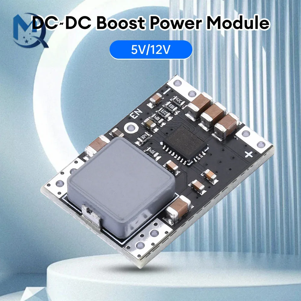 DC-DC Boost Power Module DC 3-4.2V to 5V 4A DC 3-11V to 12V 3A High Power Lithium Battery Boost DC-DC Boost Conversion Module