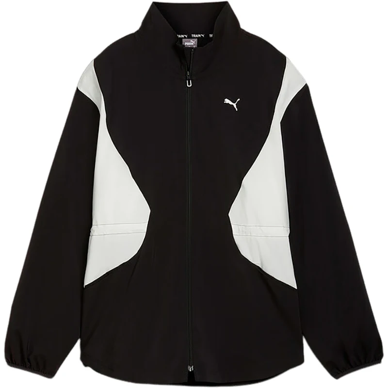 سترة رياضية نسائية جديدة من Puma أصلية لعام 2024 بياقة واقفة 526421-01