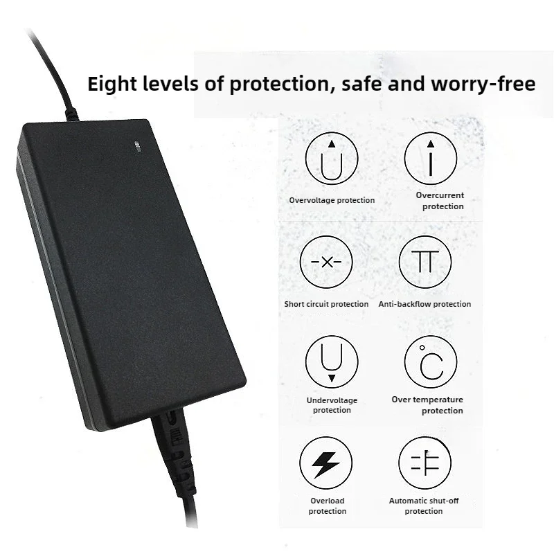 

63V1.1A Lithium Battery Charger 13.5*6.2*3.8mm Portable Charger EU/AU/US/UK Plug for Xiaomi 9Balance Bike Li-ion Battery Charger