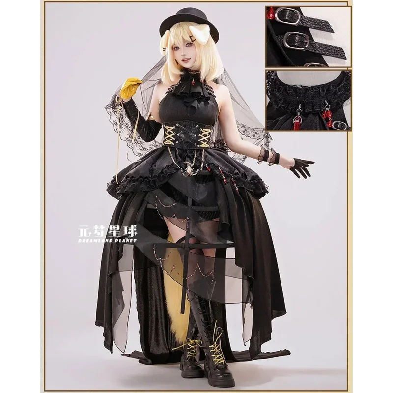 

Костюм для косплея из игры Arknights: Уико Мисуми, униформа для Хэллоуина, карнавалов, для женщин и мужчин, реквизит