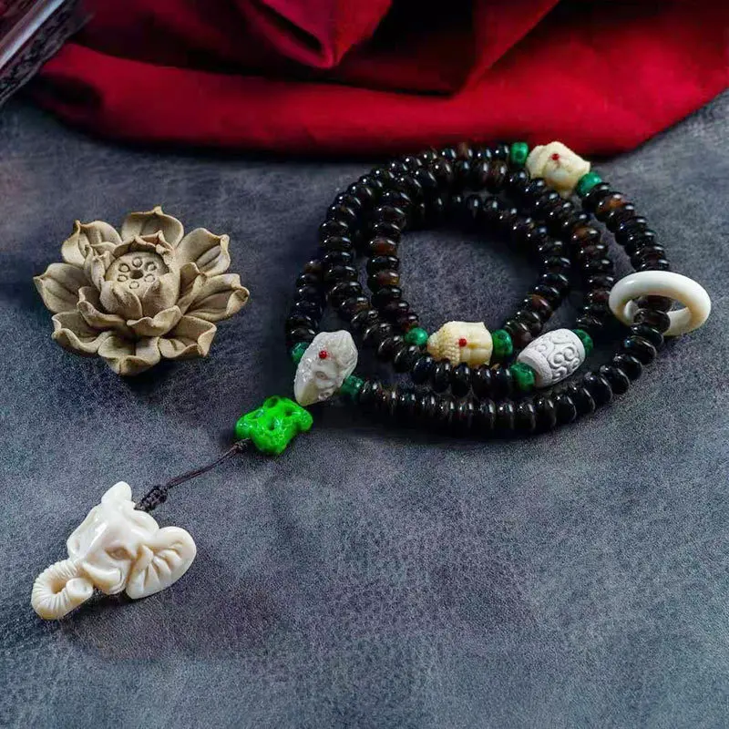 Turtle Mountain bracelet running ring top waist bead pendant Guanyin elephant eight-ten thousand peace buckle neckla