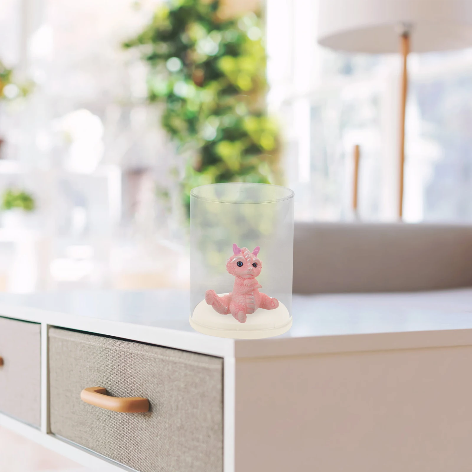 

2 Pcs Storage Boxes Display Clear Bins Figure Bag Container Cabinet Action Plastic Case Transparent for Figures