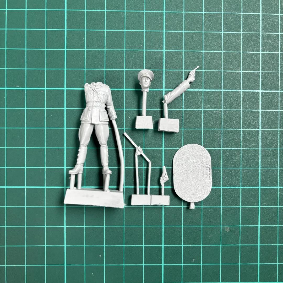 Resina Figura Unpainted Modelo Kit, Tema Militar, Oficial britânico, Unassembled e Unpainted GK, 1/35