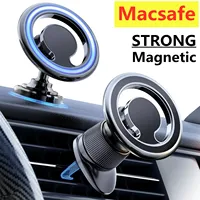 Magnetic Car Phone Holder Stand Macsafe Support in Car for iPhone 13 14 15 Pro Max Mini Magnet Car Air Vent Clip Cellphone Mount
