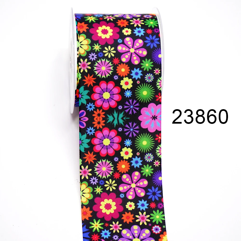 DIY Cartoon Mexican Style Printed Grosgrain Ribbon For Craft Supplies Sewing Accessories 5 Yards. 23860