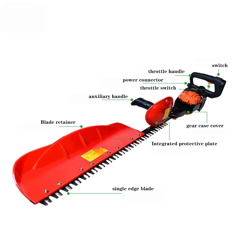 Electric Hedge Shears Wireless Rechargeable Pruning Lawn Mower Lithium Battery Hedge Trimmer Garden Tools