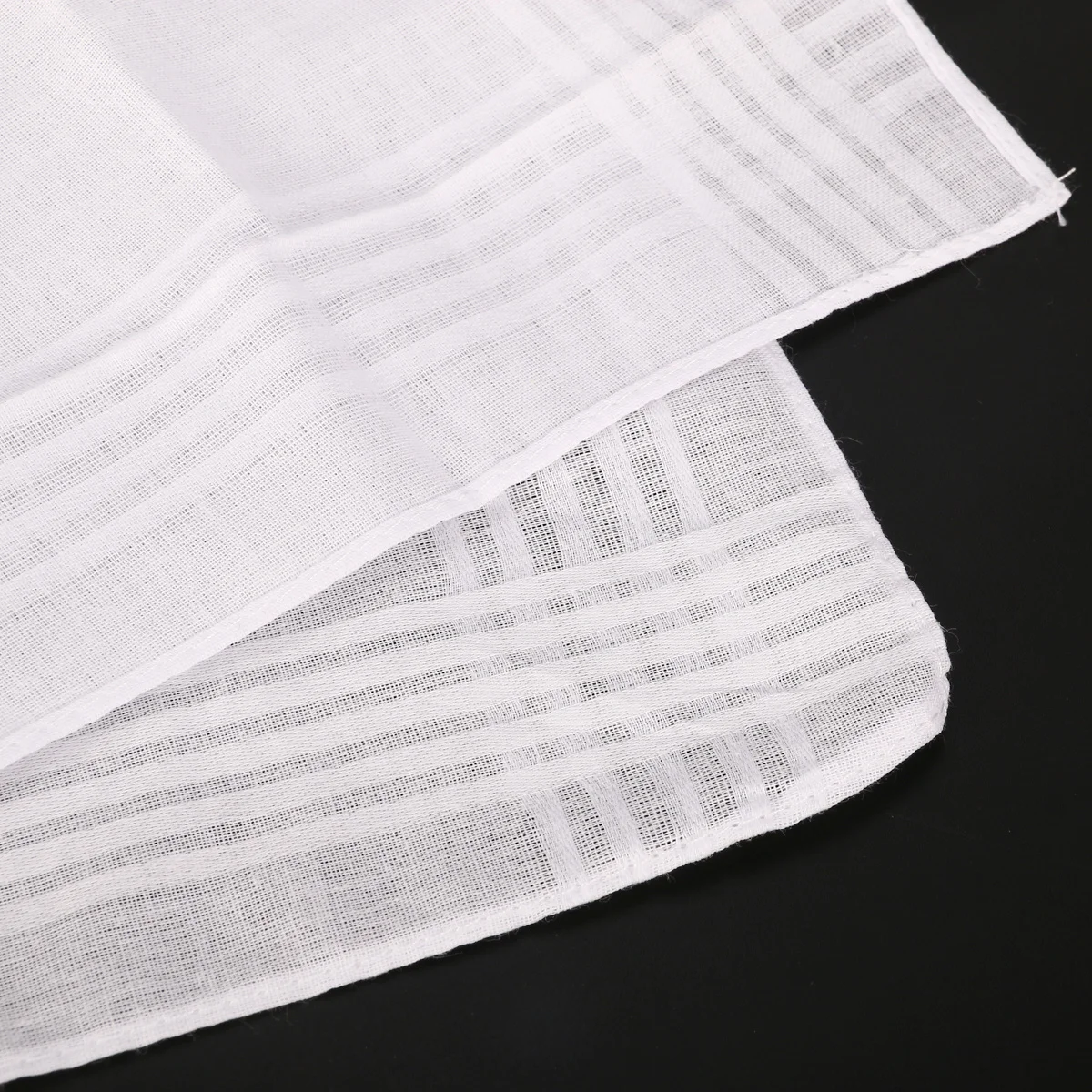 12 Uds pañuelos de algodón blanco suave duradero absorbente reutilizable para hombres mujeres niños deportes protección contra el polvo toallas para el sudor