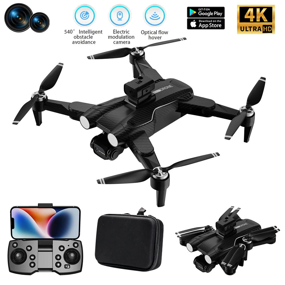 

Folding Drone Quadcopter Remote Control Handle Four Axis Aircraft HD 4K 1080P Photography UAV Altitude Fixation Helicopters