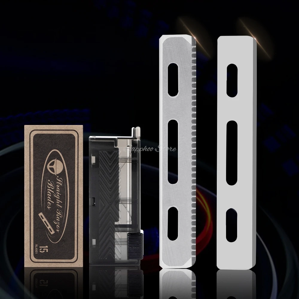 15pcs/Box For Japanese Feather Manual Replacement Razor Barber Multifunctional Trimming Hair Stainless Steel Men's Safety Blade