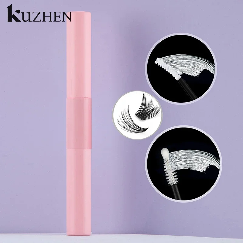 Tubo de rímel vacío de doble cabezal, tubo de delineador de ojos DIY, tubo de pestañas de doble uso, botella de líquido para crecimiento, contenedor de cosméticos, 1 Uds.
