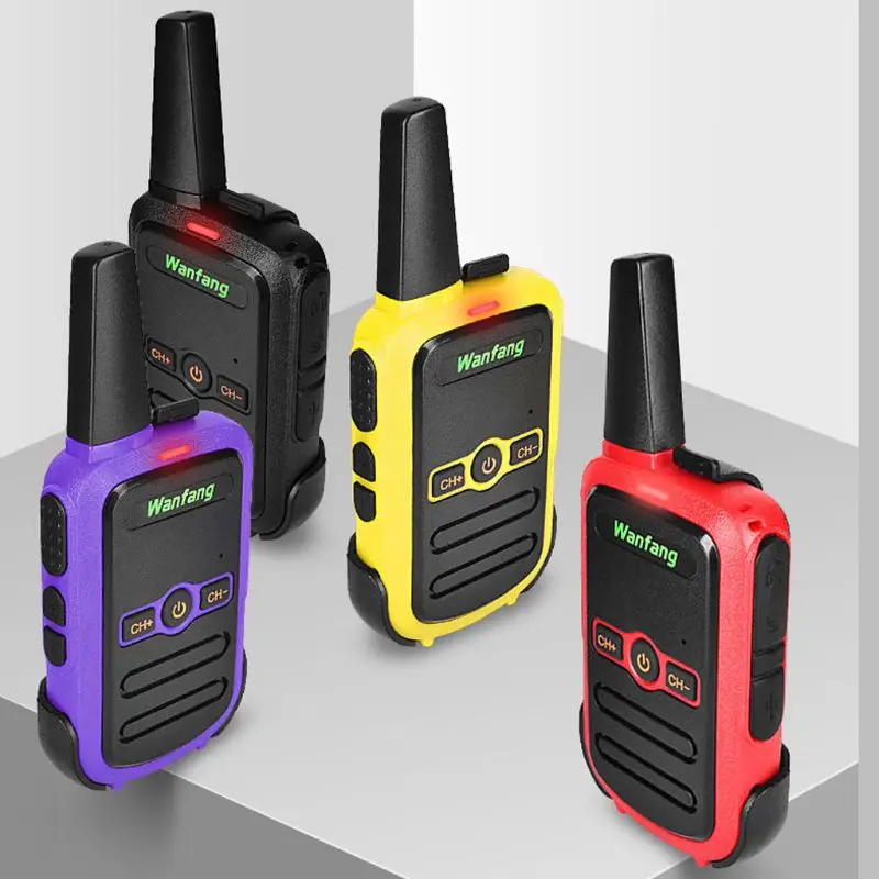 Ultra-thin Walkie-talkie Professional Mini Color Ultra-thin Ultra-small USB Direct Charging Small Wireless Walkie-talkie