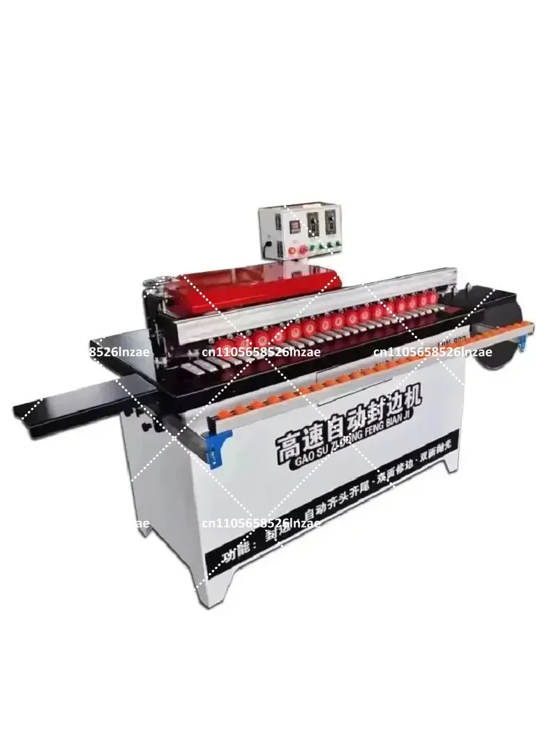 High Speed Automatic 8 Function PVC Edge Banding Machine for MDF Board & Wood Furniture