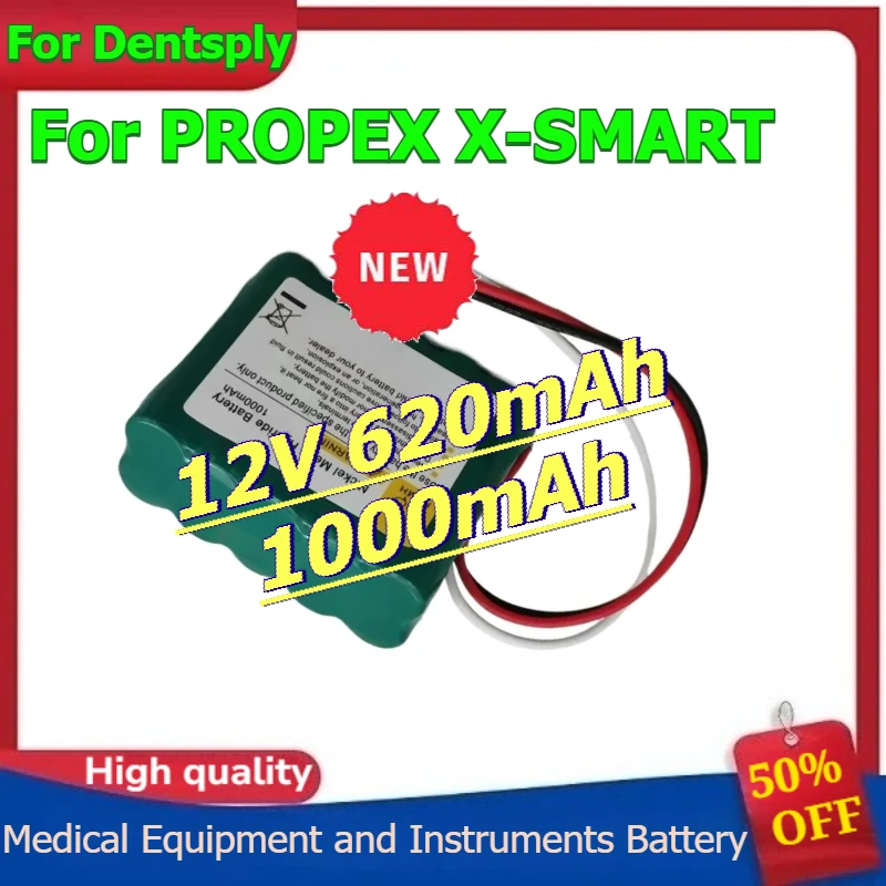 

for Dentsply PROPEX X-SMART Root Canal Instrument Motor Battery Medical Equipment and Instruments 12V 620mAh 1000mAh