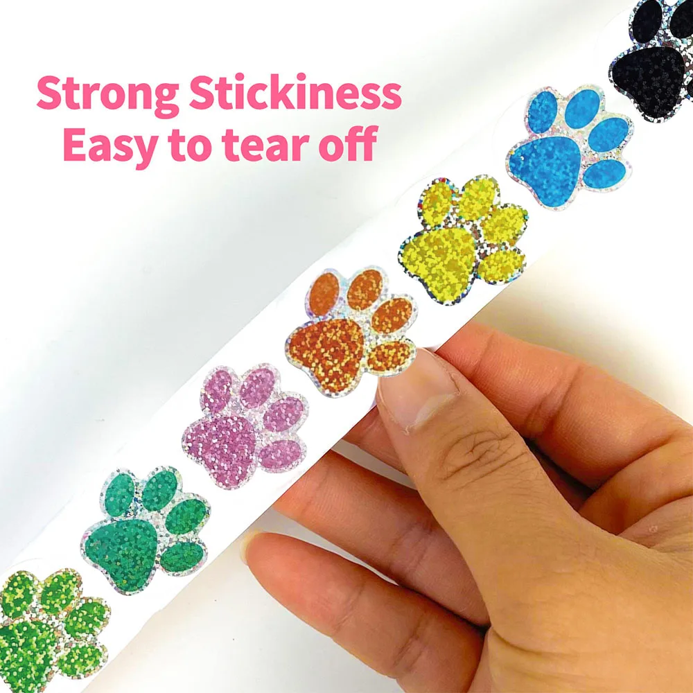 500 pezzi artigli per cani da compagnia rotolo adesivo adesivo moto graffiti retrò laptop bagagli caffè telefono vivente telefono adesivo per laptop