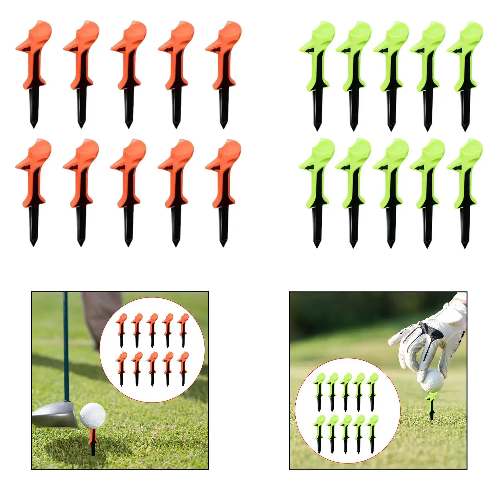 

10-компонентные футболки для гольфа, профессиональные небьющиеся прочные тренировочные аксессуары