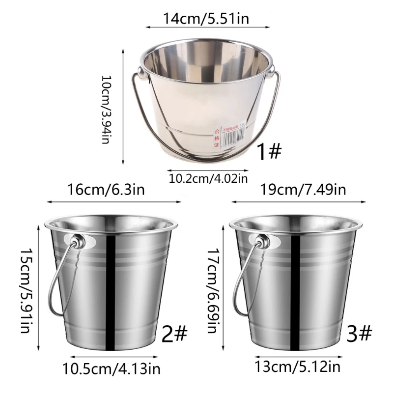 Ice Bucket with Comfortable Handles Drink Chiller for Parties Easy to Clean Entertain with Ease Easy to Use and Clean