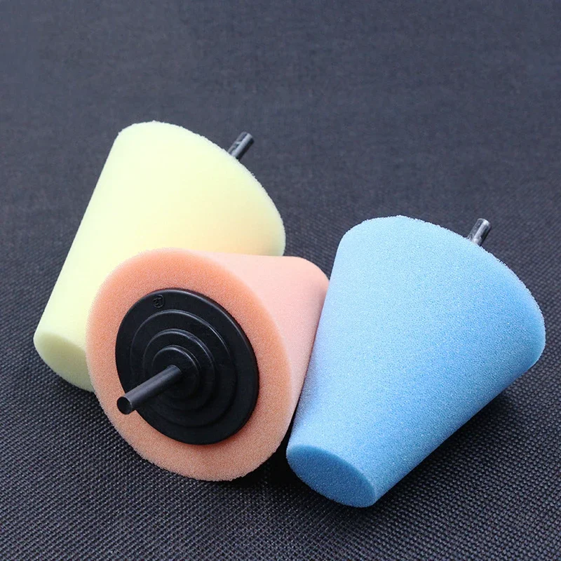 

Top Set 2019 Hot New Pro Polishing Cone Foam Accessories Cone Polishing Power Tools 80mm For Car Wheels Buffer