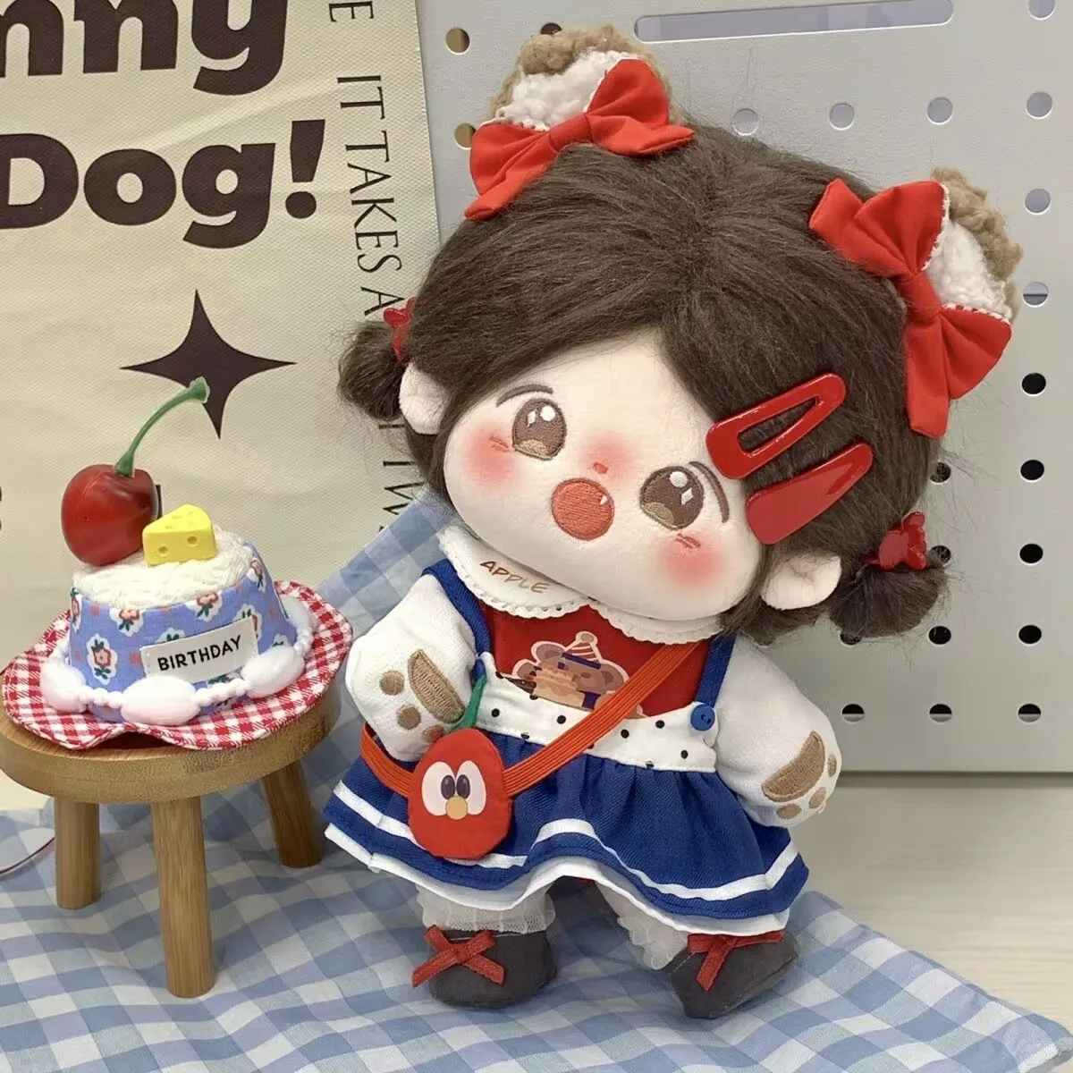 Original cotton doll 20cm dress, Apple doll dress, cute and affordable set, climbing dress, princess dress view 5