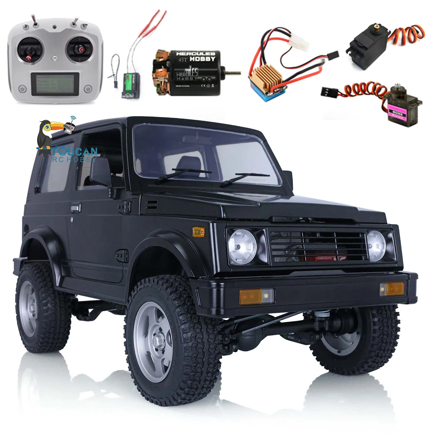 Capo RC Crawler Car 1/6 SIXER1 Model Samurai I6S ESC Motor Light Radio THZH0511-SMT2