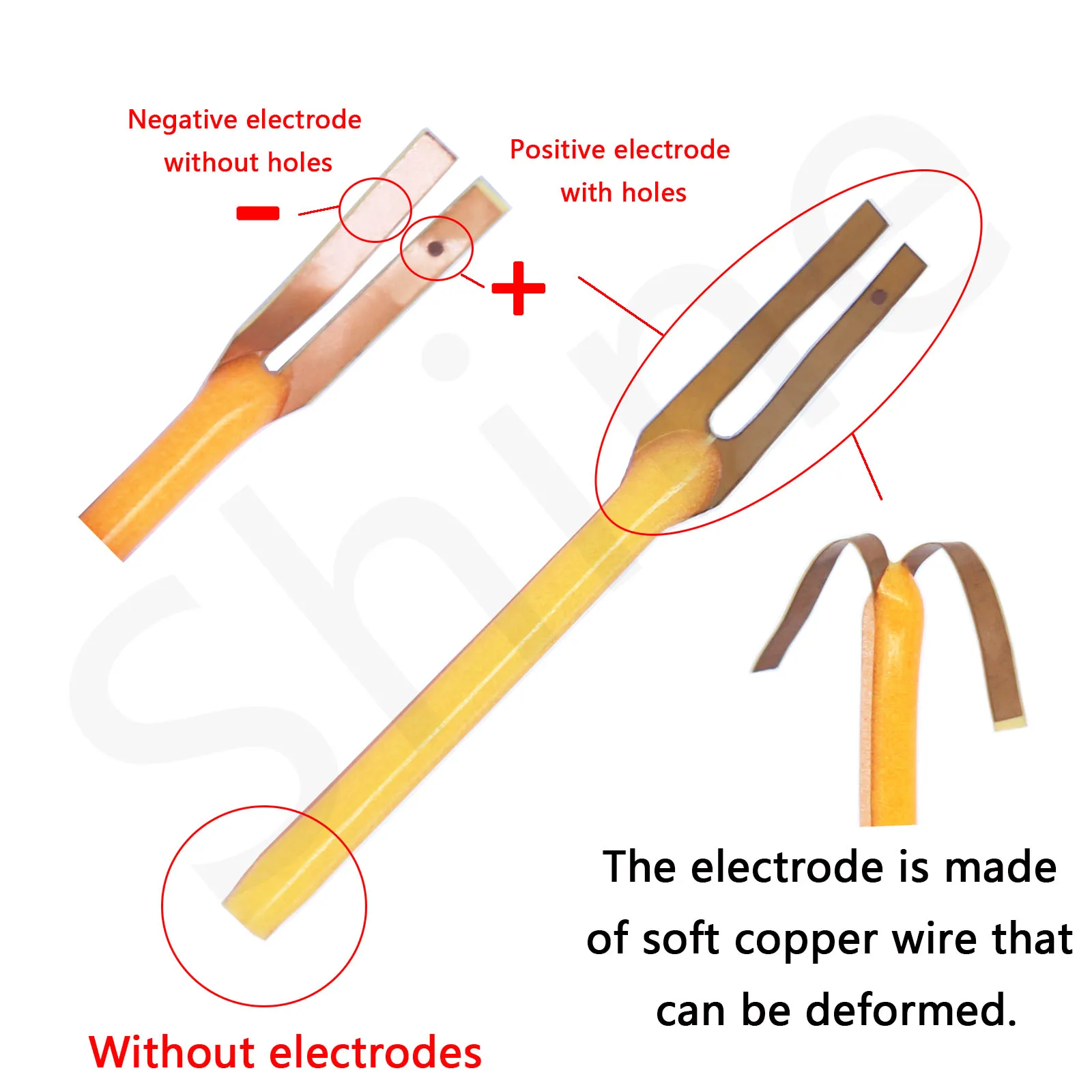 LED COB Flexible Filament 3V 25mm 80mm 110mm 128mm 190mm 352mm Edison Bulb Lamp Parts Diode Electrodes in the Same Direction DIY