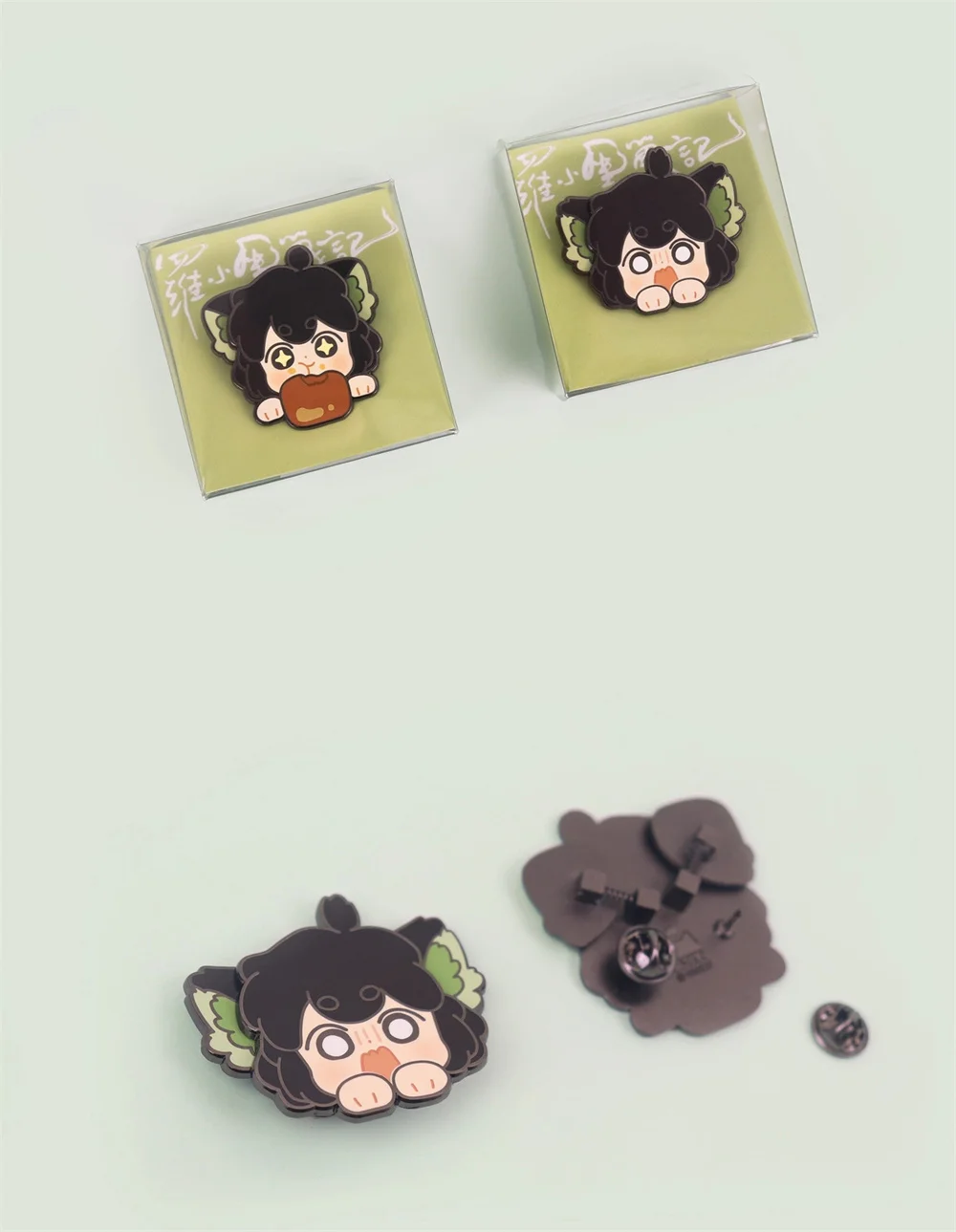 

Anime The Legend of Luo Xiao-Hei Xiaohei Metal Badge Costume Brooch Pin Collection Original Cartoon Cosplay Kids Gift