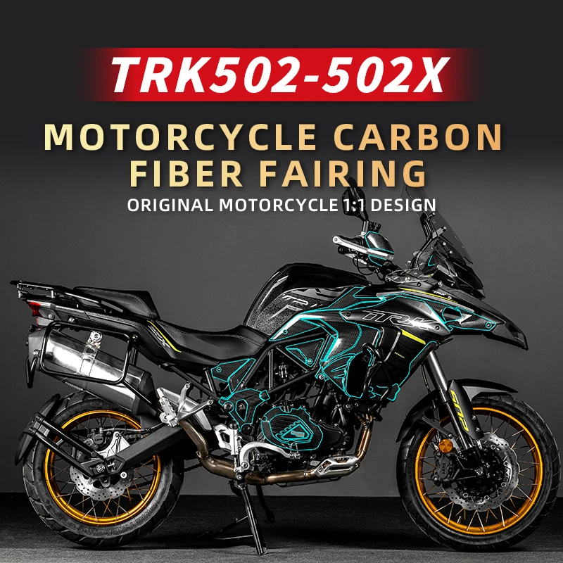 For Benelli TRK502-502X The New Product Motorcycle Carbon Fiber Fairing Kits Pasted On Motor Bike Accessories Body Paint Parts