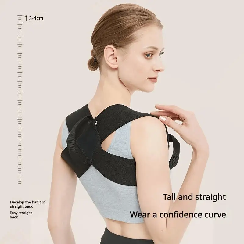 Back Posture Corrector Clavicle Spine Back Brace Belt Adjustable Upper Back Shoulder Lumbar Posture Correction Body Shaping - view 5