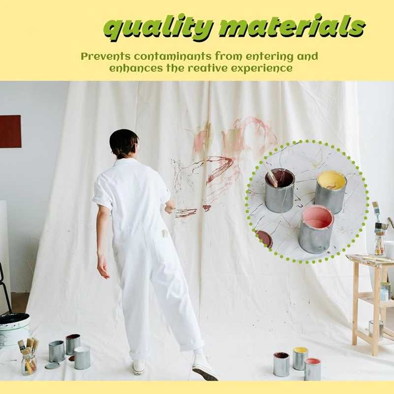 Enjoy New 12Pack Empty Paint Cans With Lids,1/2 Cup Capacity Empty Unlined Paint Cans Paint Storage Containers,For Painting Craf