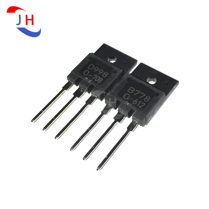 5PCS New 2SB778 2SD998 In line KEC audio power amplifier pair tube D778 D998 high power