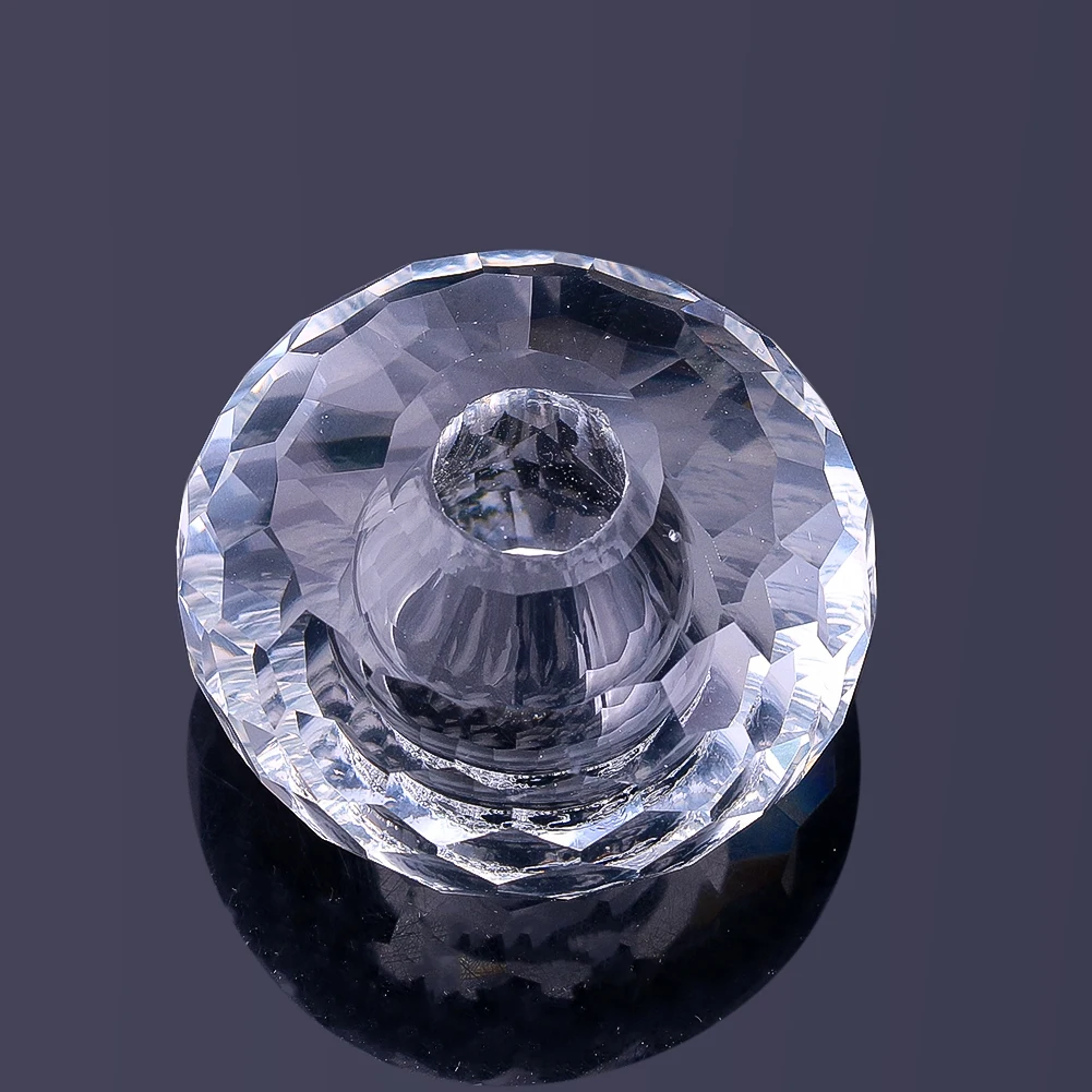 50mm Crystal Glass Faceted Sun Catcher Chandelier Lamp Parts DIY Door Handle Home Decor Paperweight Craft Wedding Centerpiece - view 2