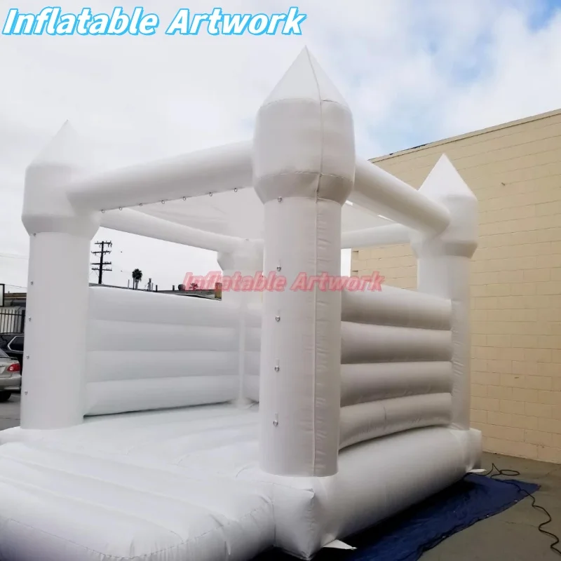 Personalized Event Party Rental Inflatable White Castle Bouncer for Amusement Park Toys