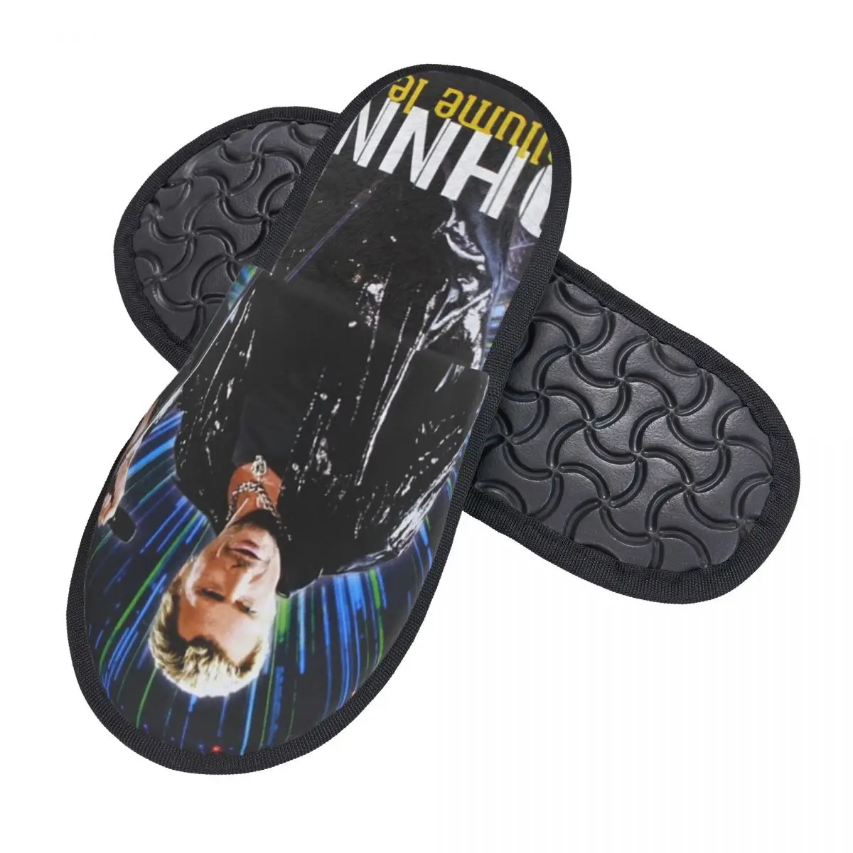 شباشب جوني هاليداي روك الناعمة من إسفنج الذاكرة للنساء المغني الفرنسي فرنسا سبا هاوس #2