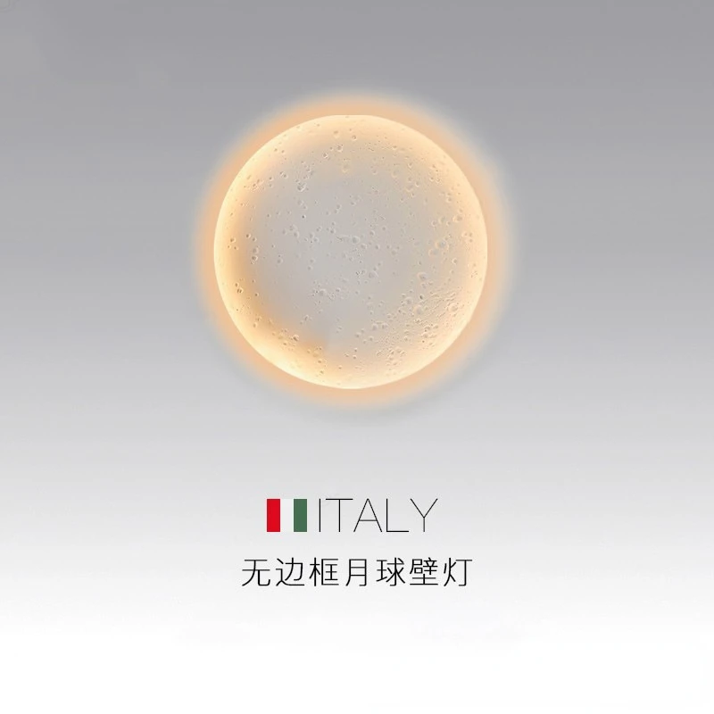 

Lunar Plaster Lamp Embedded Wall Lamp Creative Bedroom Living Room Without Main Lamp Background Wall Decorative Lamp Art Paintin