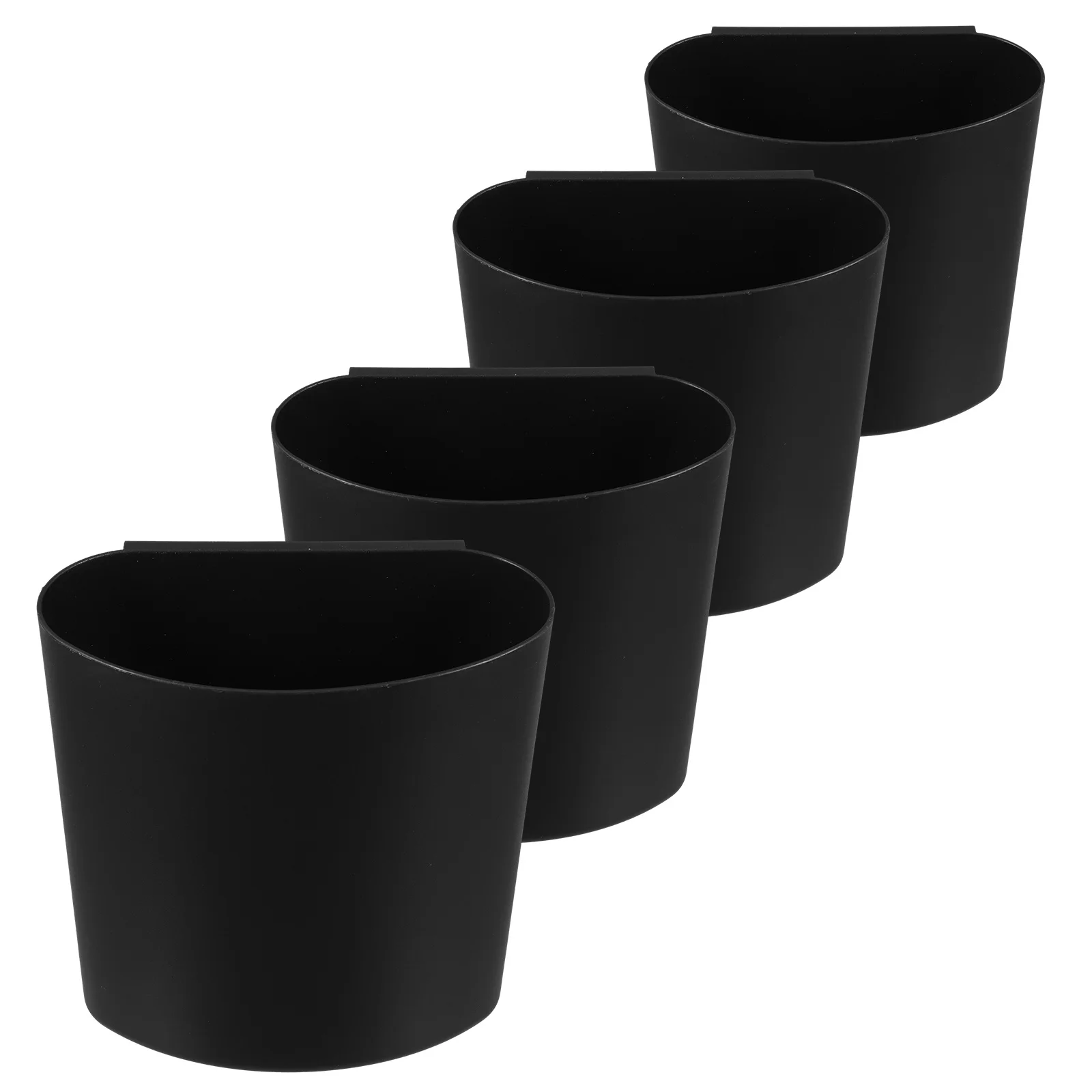 

4Pcs Hanging Bucket Storage Basket for Lash Cart Organizer Small Hanging Trash Can Portable Sundries Container for Home Office